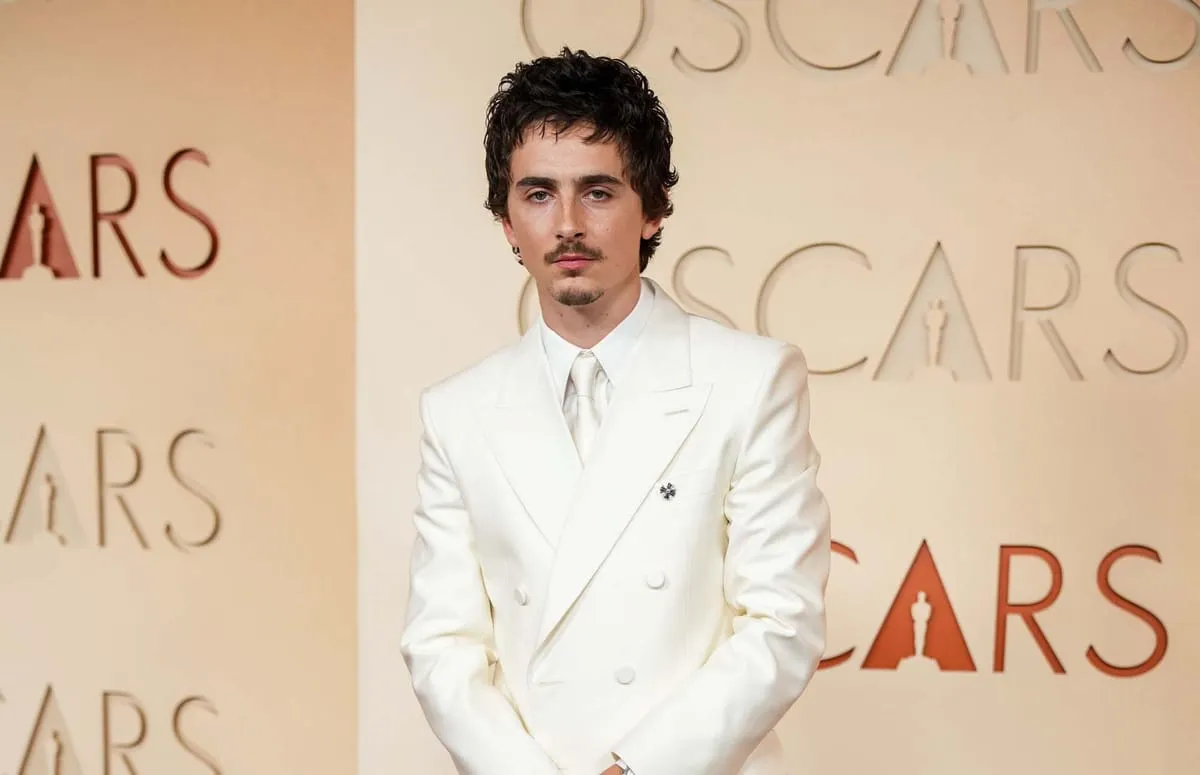 did timothee chalamet fall at the oscars — US news